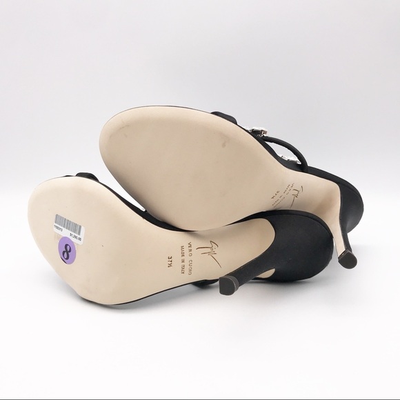 NWB Giuseppe Zanotti Alien 115 San-Siutta in Black Size 37.5 - Picture 11 of 12